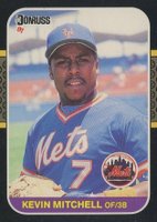 1987 Donruss #599 Kevin Mitchell Baseball Card