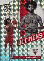 2019 Panini Mosaic Introductions #4 Coby White Mosaic Basketball Card