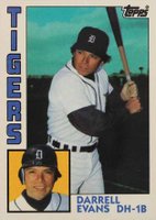 1984 Topps Traded #36T Darrell Evans Baseball Card