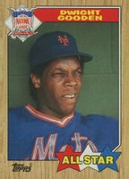 1987 Topps #603 Dwight Gooden No Trademark on front Baseball Card