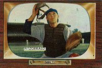 1955 Bowman #208 Ed FitzGerald Baseball Card