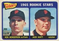 1965 Topps #497 Giants Rookies Baseball Card