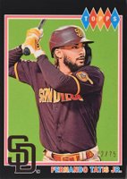 2022 Topps Brooklyn Collection #50 Fernando Tatis Black Baseball Card