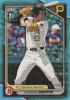 2024 Bowman Draft #BD22 Konnor Griffin Sky Blue Baseball Card