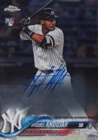 2018 Topps Chrome Rookie Autograph #RA-MA Miguel Andujar Baseball Card