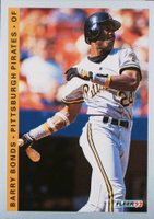 1993 Fleer #112 Barry Bonds Baseball Card