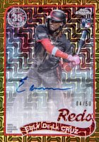 2024 Topps Silver Pack 1989 Chrome Promo #50 Elly de La Cruz Series 2-Autograph-Gold Baseball Card
