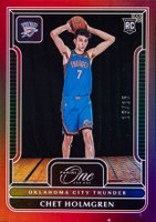 2022 Panini One and One #145 Chet Holmgren Red Basketball Card