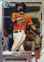 2021 Bowman Mega Box Chrome #BCP8 Marco Luciano Baseball Card