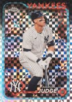 2024 Topps Chrome #50 Aaron Judge X-Fractor Baseball Card