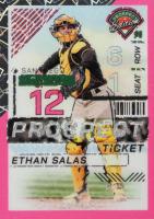 2024 Panini Prospect Edition #195 Ethan Salas Pink Velocity Baseball Card