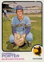 1973 Topps #582 Darrell Porter Baseball Card