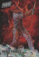 2016 Panini Father's Day Panini Collection #12 Mike Trout Cracked Ice Baseball Card