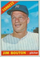 1966 Topps #276 Jim Bouton Baseball Card