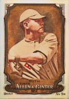 2024 Topps Allen & Ginter #198 Babe Ruth Chrome-Refractor Baseball Card