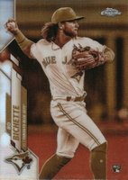 2020 Topps Chrome #150 Bo Bichette Sepia Refractor Baseball Card