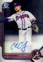 2022 Bowman Chrome Prospect Autographs #CPACC Cal Conley Baseball Card