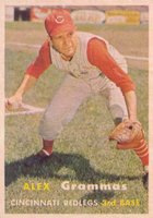 1957 Topps #222 Alex Grammas Baseball Card