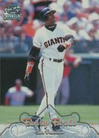 1998 Pacific Paramount #242 Barry Bonds Holographic Silver Baseball Card
