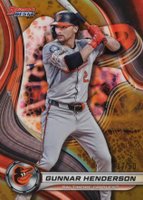 2024 Bowman's Best #8 Gunnar Henderson Gold Refractor Baseball Card