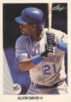 1990 Leaf #35 Alvin Davis Baseball Card
