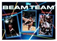 1992 Topps Beam Team #4 Dominique Wilkins/John Stockton/Karl Malone Basketball Card