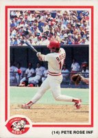 1986 Texas Gold Ice Cream Reds #14 Pete Rose Infield Baseball Card