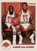 1984 Star Arena Los Angeles Lakers #9 Laker All-Stars Basketball Card