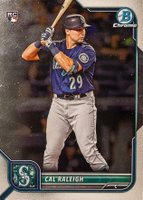 2022 Bowman Chrome #51 Cal Raleigh Baseball Card