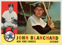 1960 Topps #283 John Blanchard Baseball Card