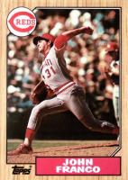 1987 Topps Tiffany #305 John Franco Baseball Card