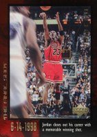 1999 Upper Deck Michael Jordan Career Collection #59 Michael Jordan The Final Shot Basketball Card