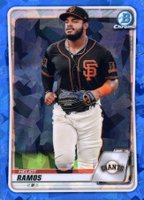 2020 Bowman Draft Chrome Sapphire Edition #BD79 Heliot Ramos Baseball Card