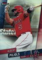 2019 Finest #12 Albert Pujols Refractor Baseball Card