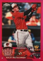 2023 Topps Chrome Update #USC1 Adley Rutschman Magenta Refractor Baseball Card