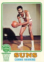 1973 Topps #43 Connie Hawkins Basketball Card