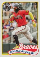 2024 Topps 1989 Topps Baseball #89B2-30 Ronald Acuna Jr. Series 2 Baseball Card