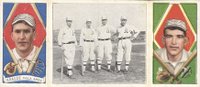 1912 Hassan Triple Folders # The Athletic Infield Krause/Thomas Baseball Card