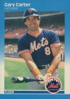 1987 Fleer Glossy #4 Gary Carter Baseball Card