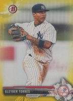 2017 Bowman Prospects #BP80 Gleyber Torres Yellow Baseball Card