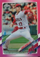 2021 Topps Chrome #159 Shohei Ohtani Magenta Refractor Baseball Card