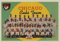 1959 Topps #304 Chicago Cubs Baseball Card