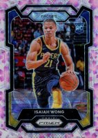 2023 Panini Prizm #154 Isaiah Wong Cherry Blossom Choice Basketball Card