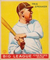 1933 Goudey #89 Tris Speaker Baseball Card