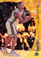 1998 Finest Mystery #M28 Anfernee Hardaway/Grant Hill Refractor Basketball Card