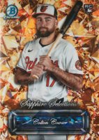 2024 Bowman Chrome Sapphire Edition Sapphire Selections #SS19 Colton Cowser Gold Refractor Baseball Card