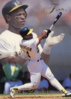 1993 Flair #260 Rickey Henderson Baseball Card