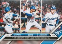 2024 Topps Now #620 Freddie Freeman/Mookie Betts/Shohei Ohtani Baseball Card