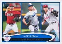 2012 Topps #156 2011 NL Win Leaders Baseball Card