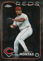 2024 Topps Chrome Sapphire Update Series #146 Frankie Montas Black Baseball Card